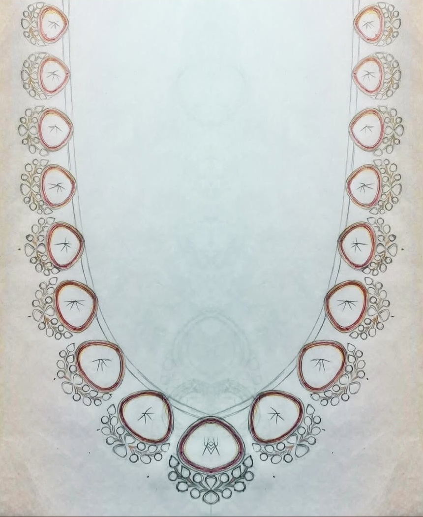 Rihaan atelier — hand-drawn design study